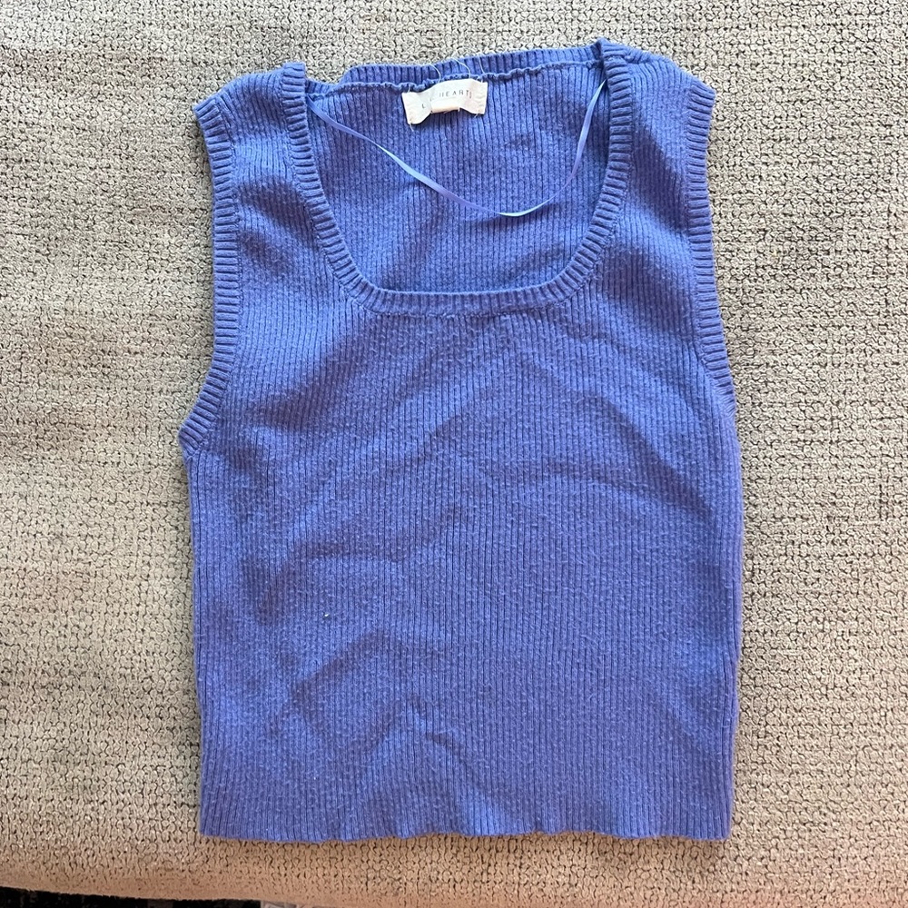 sweater tank top